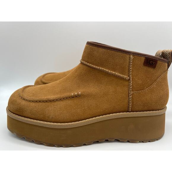 UGG Cityfunc Ultra Mini Boot Chestnut 1158193-CHE Women's Size 12 New - Picture 2 of 16